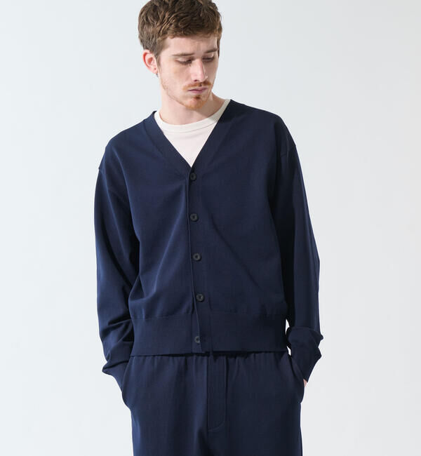  「NEUTRALWORKS | 〈別注〉 Vネックカーディガン MEN」|ニット・セーター|DKNAVY