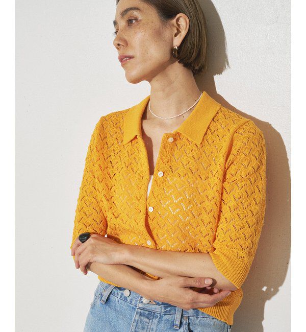 THE PAUSE「【GEMINI】ポロニットプルオーバー」|ニット・セーター|