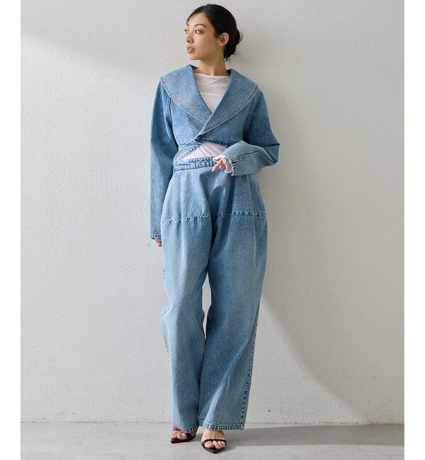  「バレルデニムパンツ」|デニム|