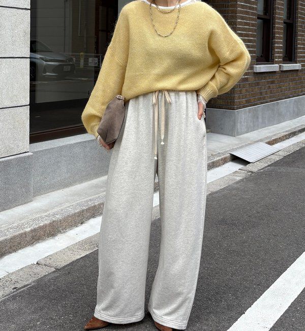  「ドロストスウェットパンツ」|チノ|