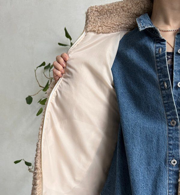  「【インフルエンサーOKOCHI企画】ボアブルゾン」|その他|