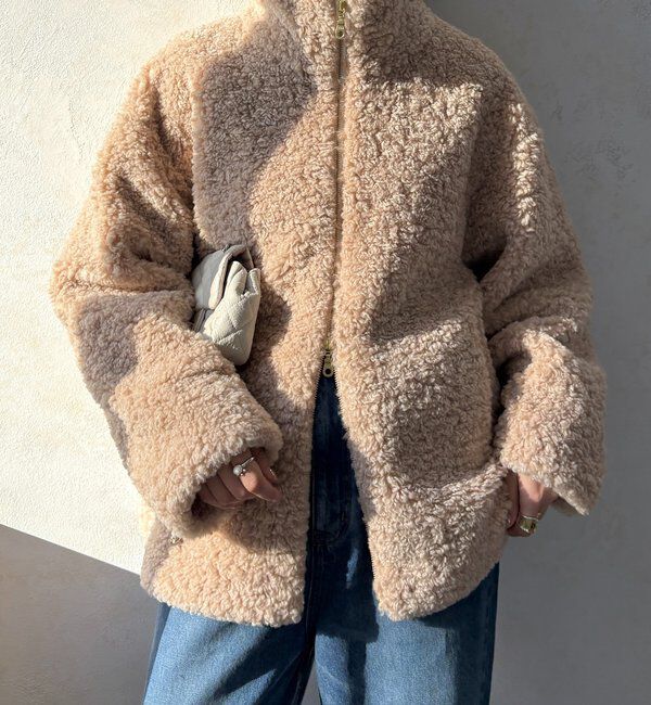  「【インフルエンサーOKOCHI企画】ボアブルゾン」|その他|