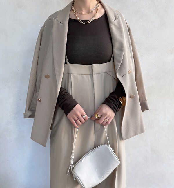  「【WEB限定】ハイウエストサロペット」|ワンピース|