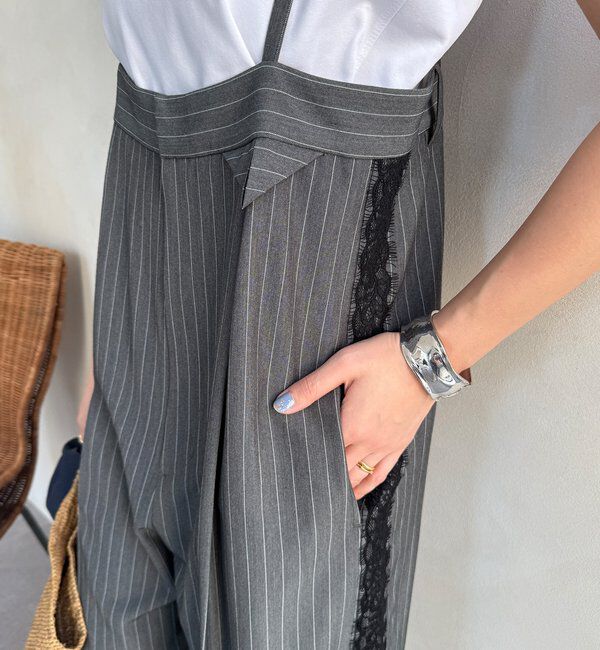  「【WEB限定】ハイウエストサロペット」|ワンピース|