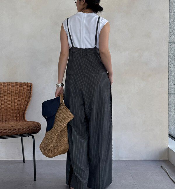  「【WEB限定】ハイウエストサロペット」|ワンピース|