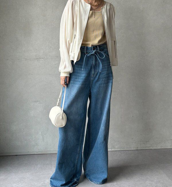  「【WEB限定】バックギャザーフリルブルゾン」|ブルゾン・スタジャン|