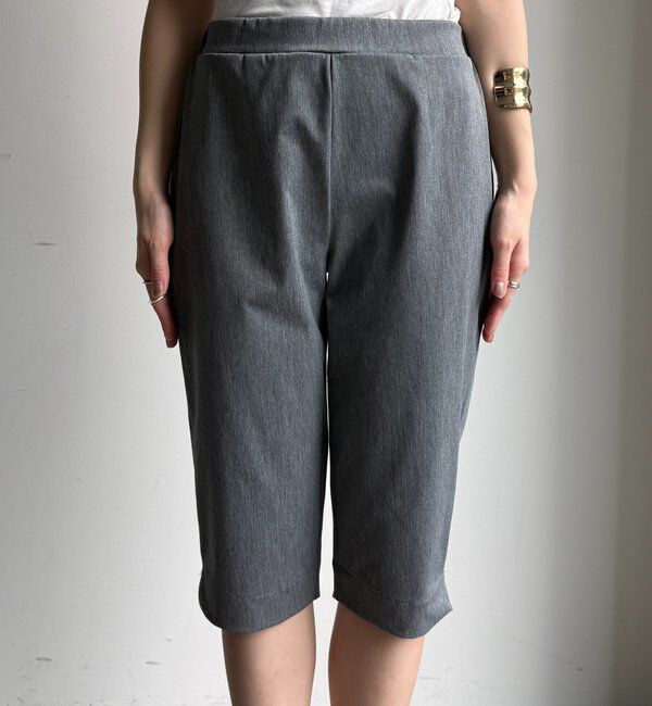  「ツイルストレッチカプリパンツ」|チノ|