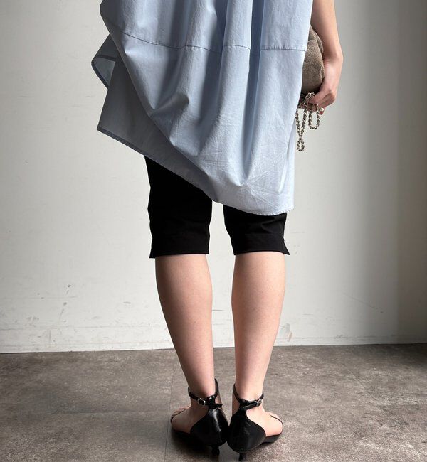  「ツイルストレッチカプリパンツ」|チノ|