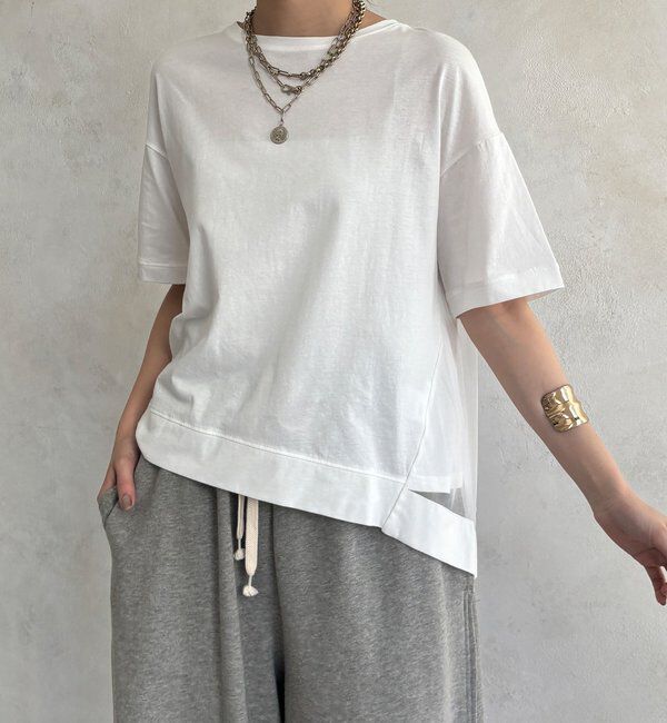  「【WEB限定】バックチュールプルオーバー」|Tシャツ・カットソー|