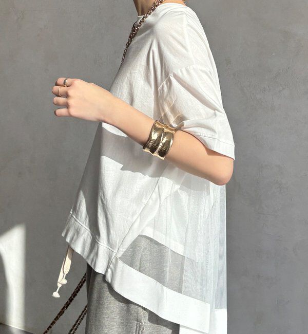  「【WEB限定】バックチュールプルオーバー」|Tシャツ・カットソー|