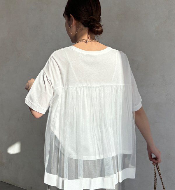  「【WEB限定】バックチュールプルオーバー」|Tシャツ・カットソー|