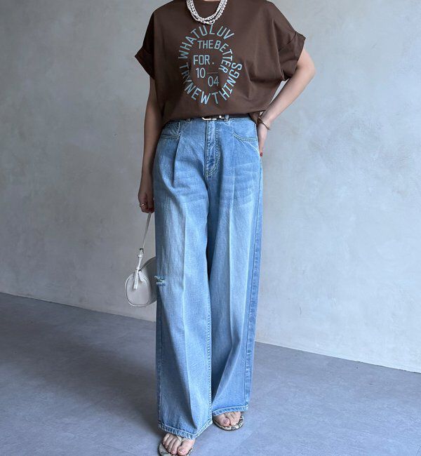  「【WEB限定】サークルロゴTEE」|Tシャツ・カットソー|