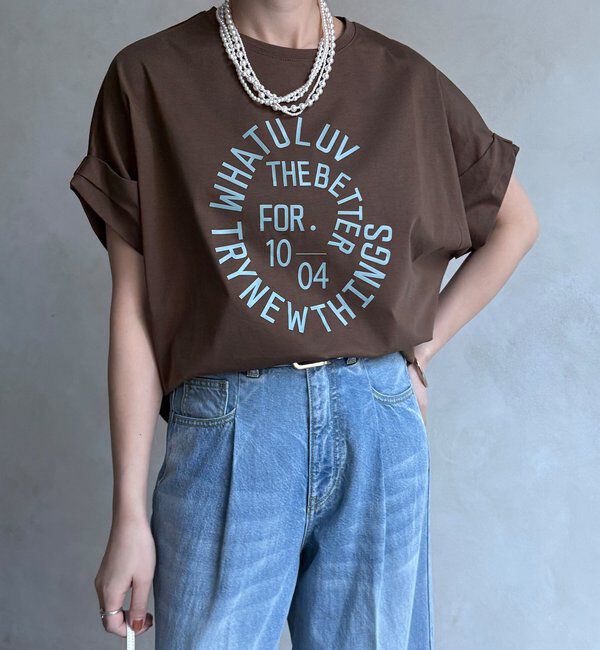  「【WEB限定】サークルロゴTEE」|Tシャツ・カットソー|