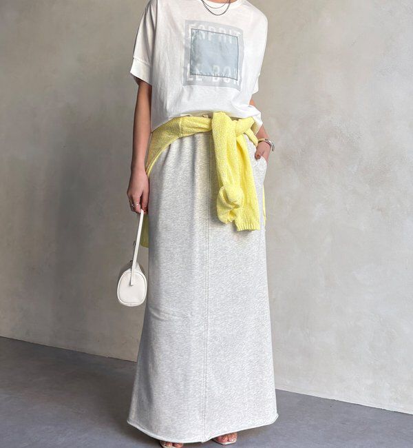  「【WEB限定】オーガンジーロゴTEE」|Tシャツ・カットソー|