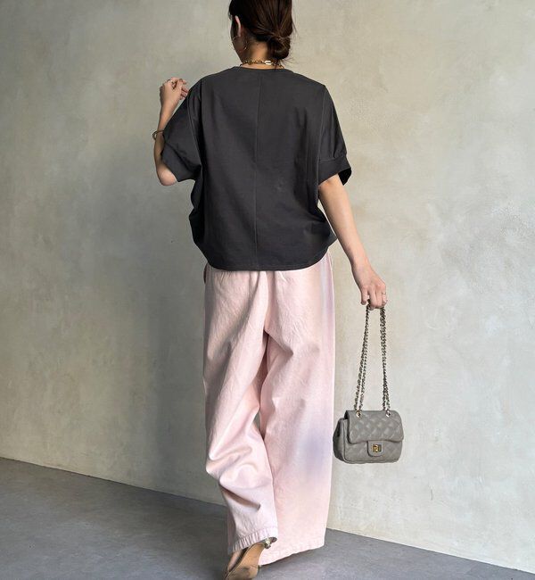  「【WEB限定】オーガンジーロゴTEE」|Tシャツ・カットソー|