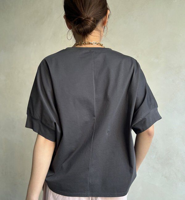  「【WEB限定】オーガンジーロゴTEE」|Tシャツ・カットソー|