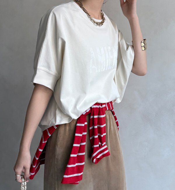  「【WEB限定】AMIENESロゴTEE」|Tシャツ・カットソー|