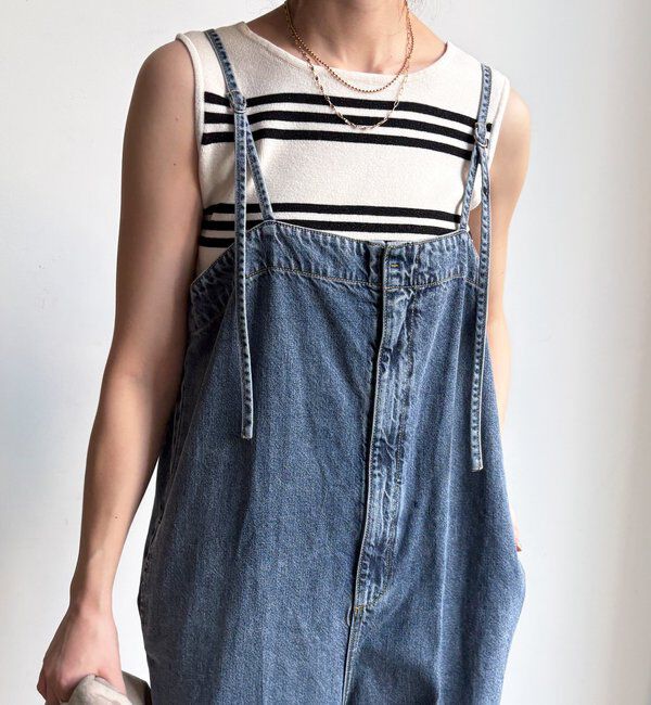  「【WEB限定】ボーダーニットタンク」|ニット・セーター|