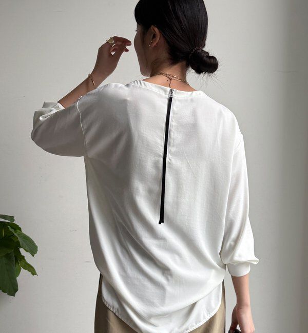  「【WEB限定】ブラウスロゴロンTEE」|Tシャツ・カットソー|