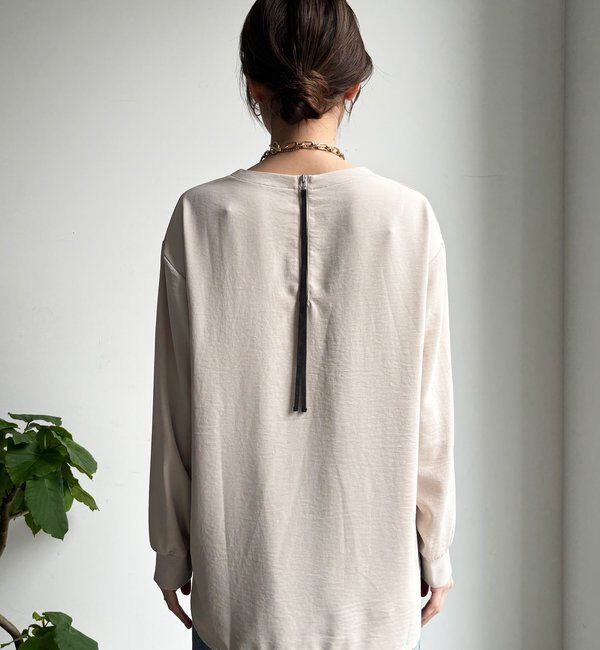  「【WEB限定】ブラウスロゴロンTEE」|Tシャツ・カットソー|