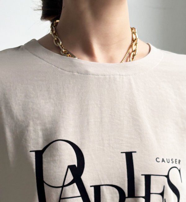  「【WEB限定】ブラウスロゴロンTEE」|Tシャツ・カットソー|