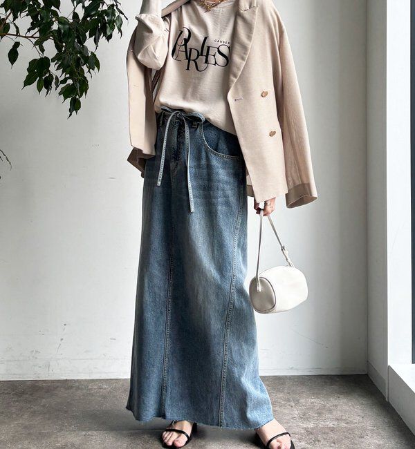  「【WEB限定】ブラウスロゴロンTEE」|Tシャツ・カットソー|