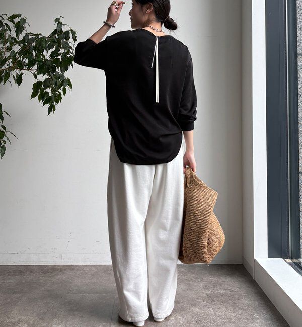  「【WEB限定】ブラウスロゴロンTEE」|Tシャツ・カットソー|