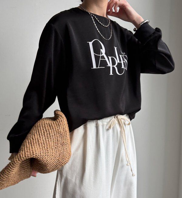  「【WEB限定】ブラウスロゴロンTEE」|Tシャツ・カットソー|