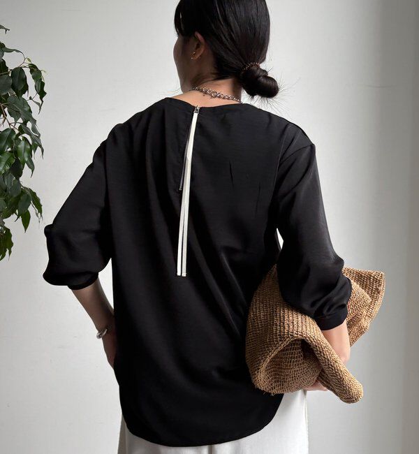  「【WEB限定】ブラウスロゴロンTEE」|Tシャツ・カットソー|