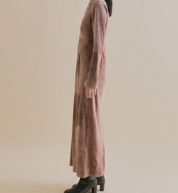 「[森川企画]バックオープンベロアワンピース」|ワンピース|