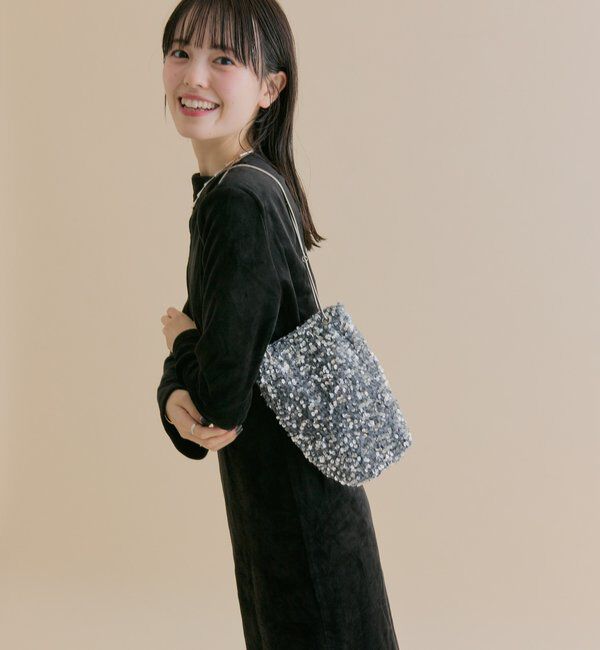  「[森川企画]バックオープンベロアワンピース」|ワンピース|