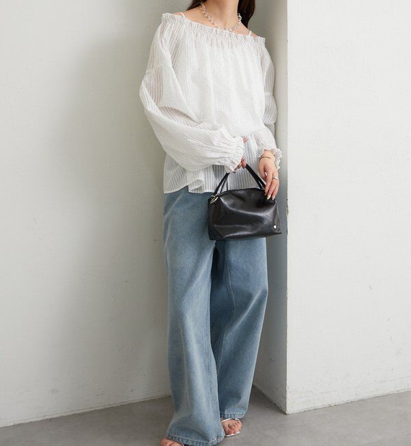  「ラメストライプビスチェSETブラウス」|シャツ・ブラウス|