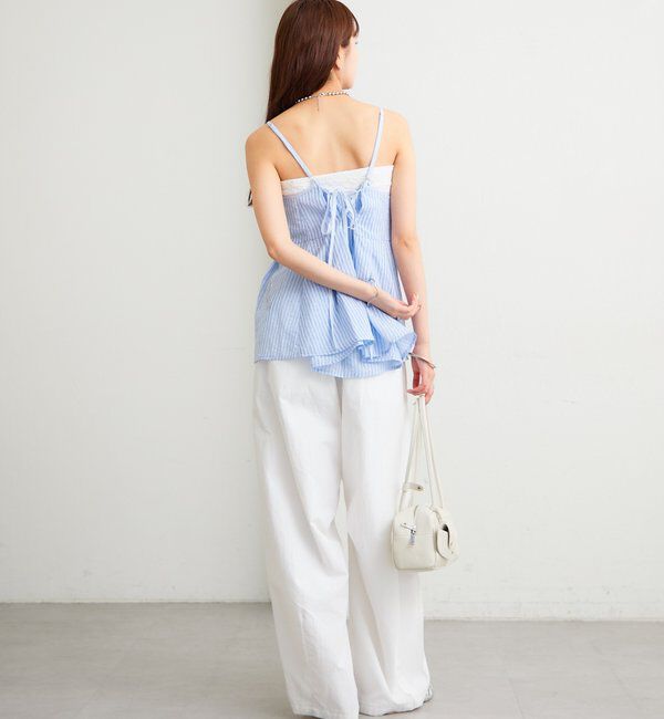  「ラメストライプビスチェSETブラウス」|シャツ・ブラウス|