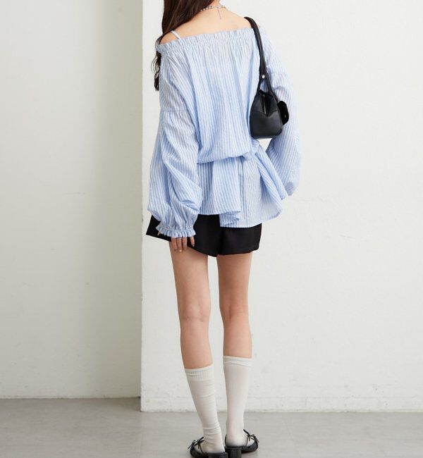  「ラメストライプビスチェSETブラウス」|シャツ・ブラウス|