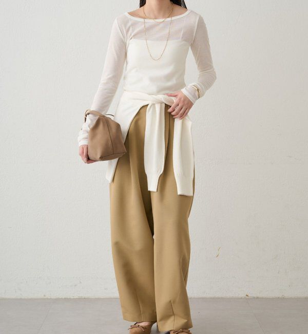  「ラウンドシアーカットソー」|Tシャツ・カットソー|