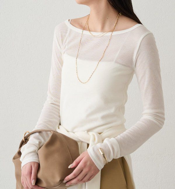  「ラウンドシアーカットソー」|Tシャツ・カットソー|