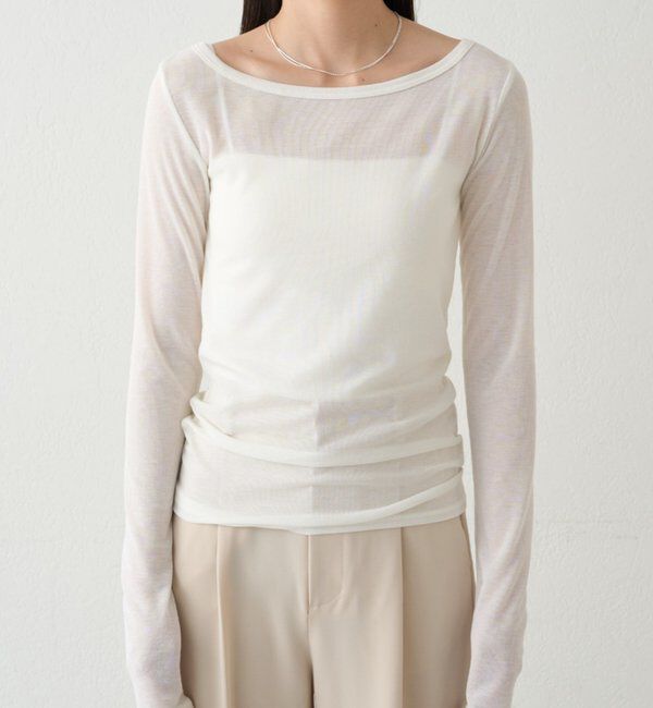  「ラウンドシアーカットソー」|Tシャツ・カットソー|
