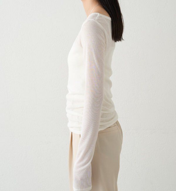  「ラウンドシアーカットソー」|Tシャツ・カットソー|