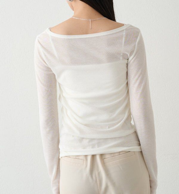  「ラウンドシアーカットソー」|Tシャツ・カットソー|