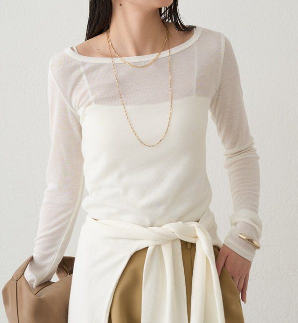  「ラウンドシアーカットソー」|Tシャツ・カットソー|