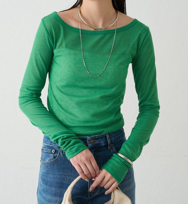  「ラウンドシアーカットソー」|Tシャツ・カットソー|