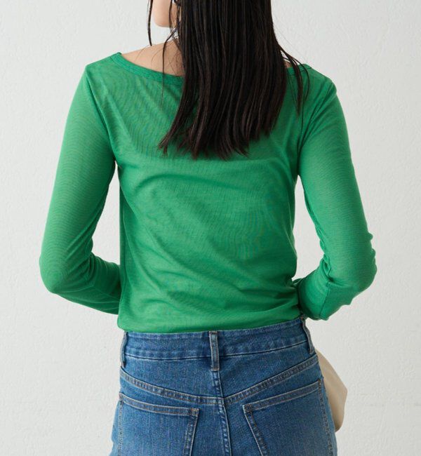  「ラウンドシアーカットソー」|Tシャツ・カットソー|