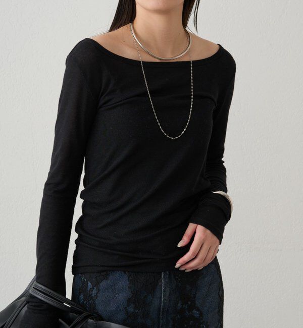  「ラウンドシアーカットソー」|Tシャツ・カットソー|