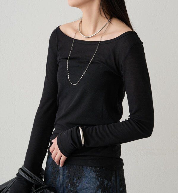  「ラウンドシアーカットソー」|Tシャツ・カットソー|