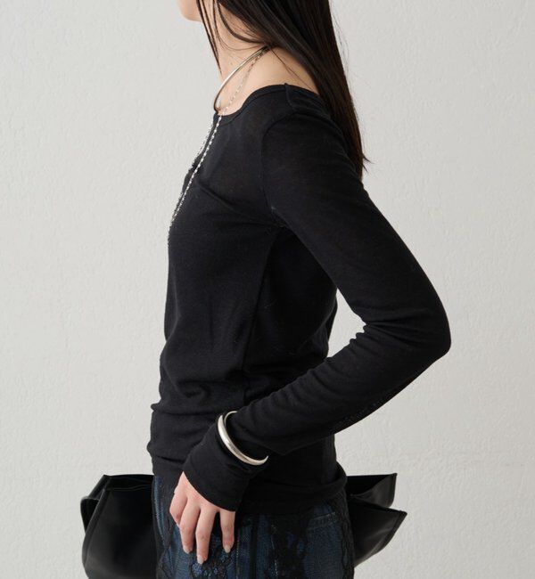  「ラウンドシアーカットソー」|Tシャツ・カットソー|