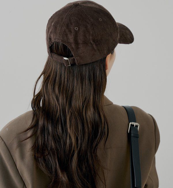  「コーデュロイロゴキャップ」|ハット|