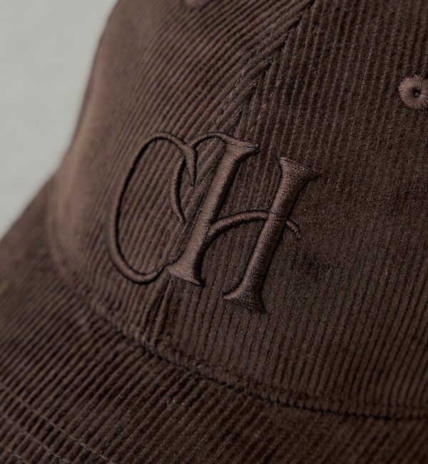  「コーデュロイロゴキャップ」|ハット|