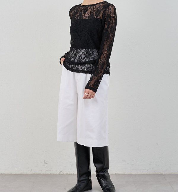  「レースプルオーバー」|Tシャツ・カットソー|