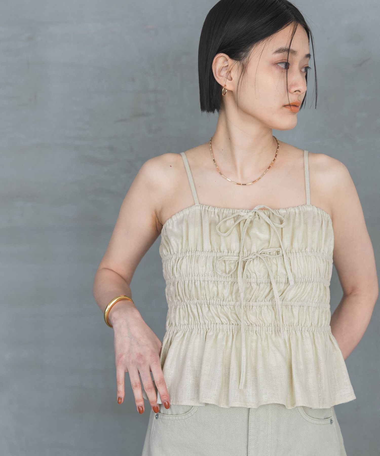 A part by 「ハクキャミビスチェ」|キャミソール|