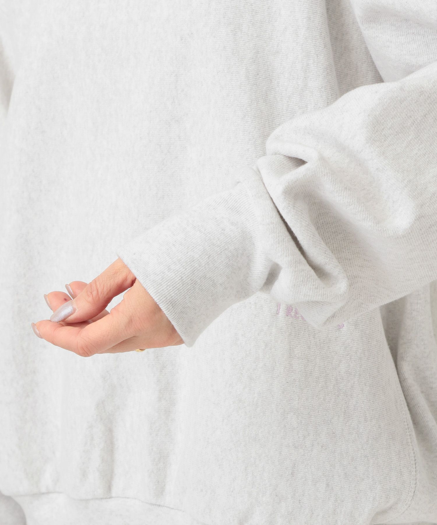 A part by 「【e/rm・コラボ】AOR＊e/rm ／BIGウラケプルオーバー」|スウェット・ジャージ|